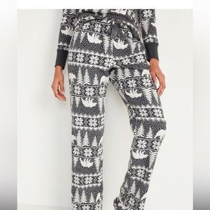 Old Navy Printed Flannel Pajama Pants for Women Medium NWT